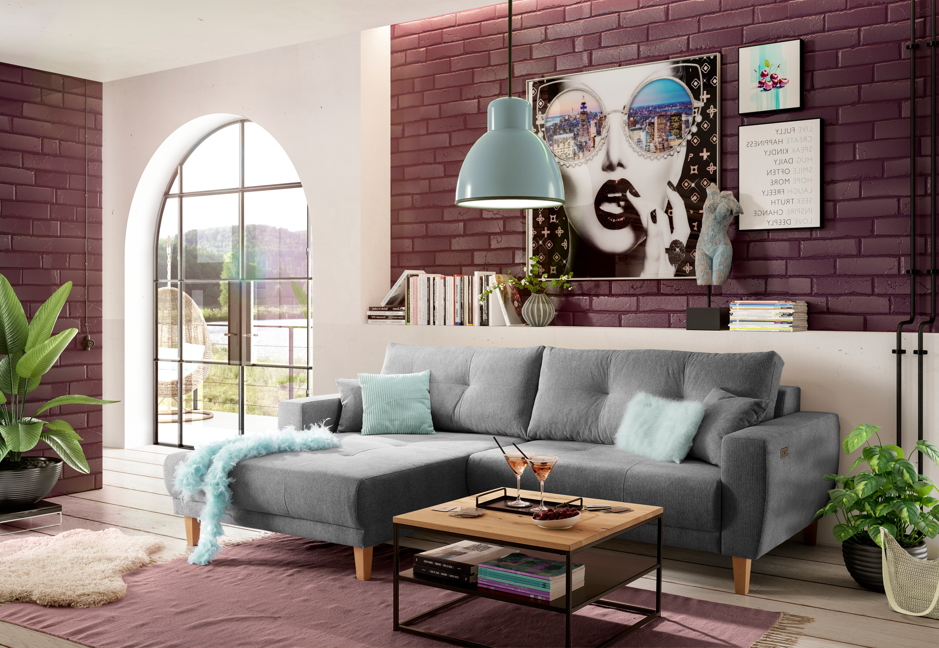 Polstergarnitur milieu