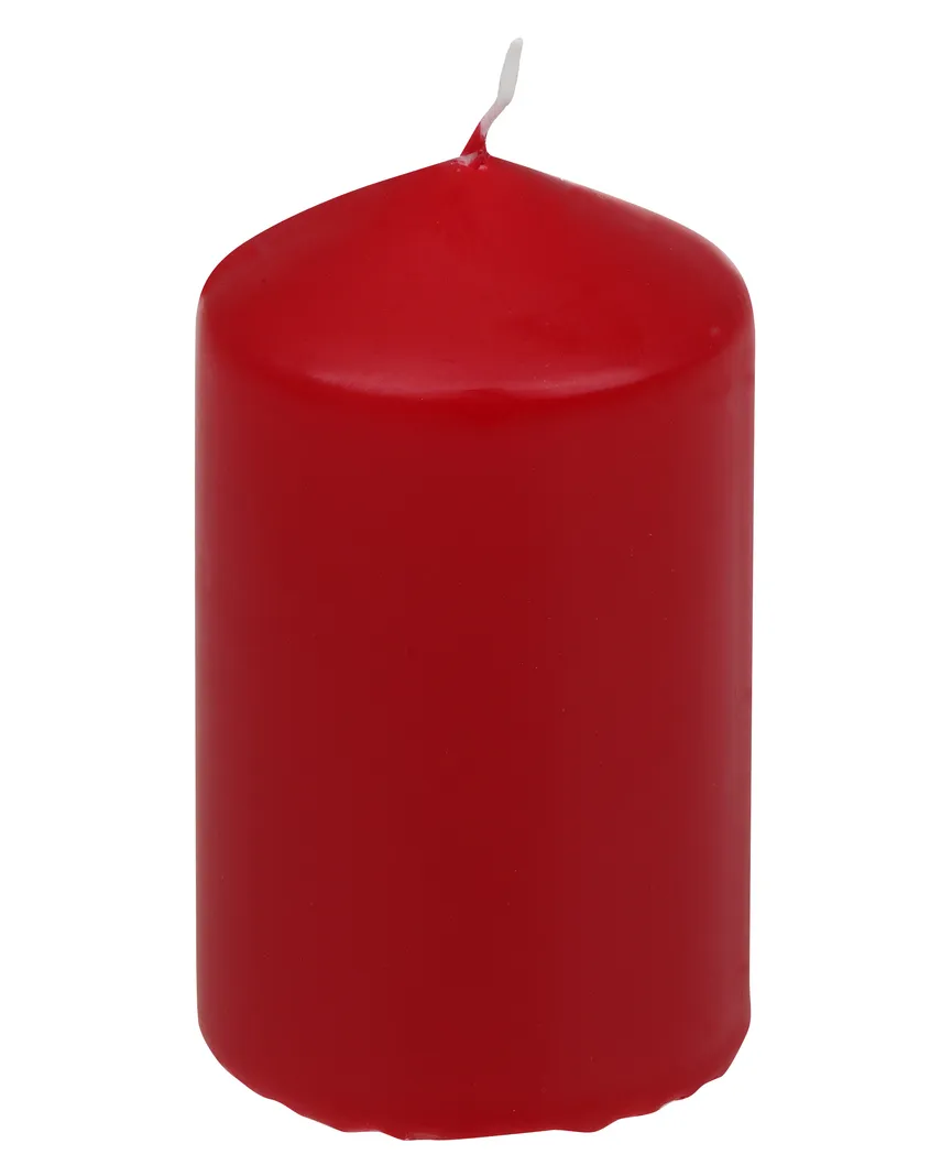 Stumpenkerze rubin material_farbe