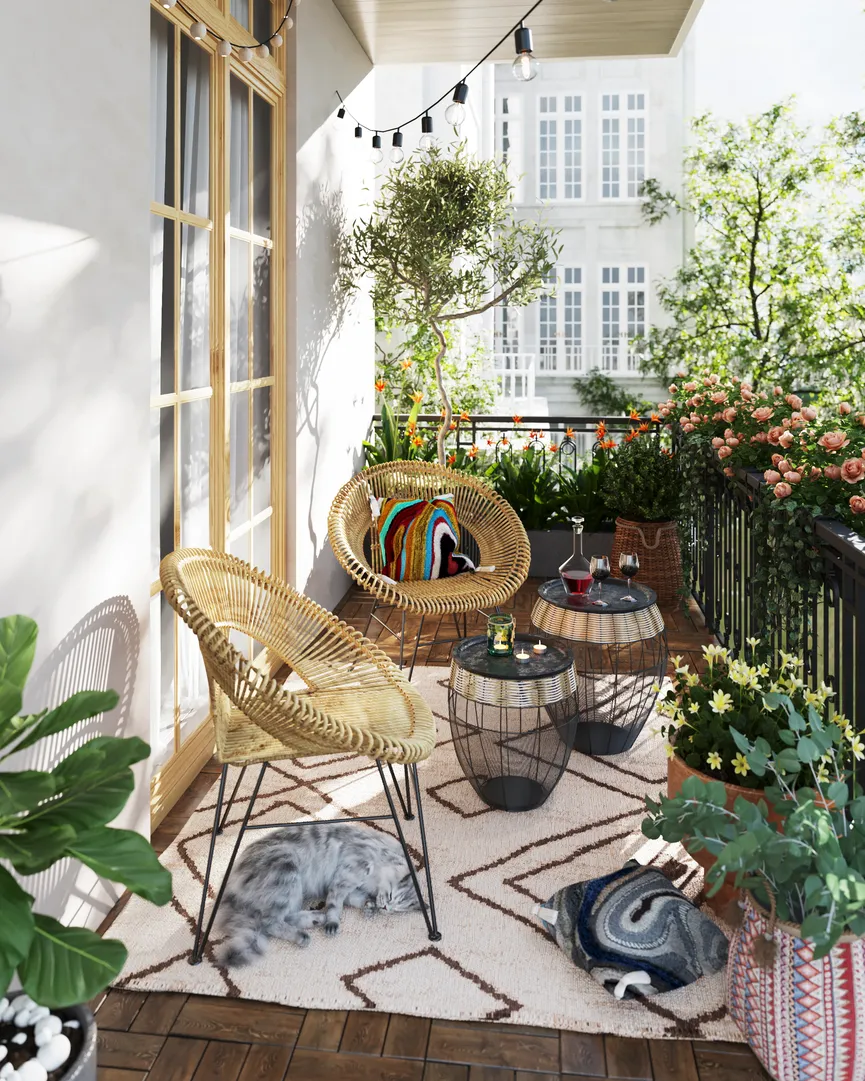 Kissen "Waves Multi" milieu