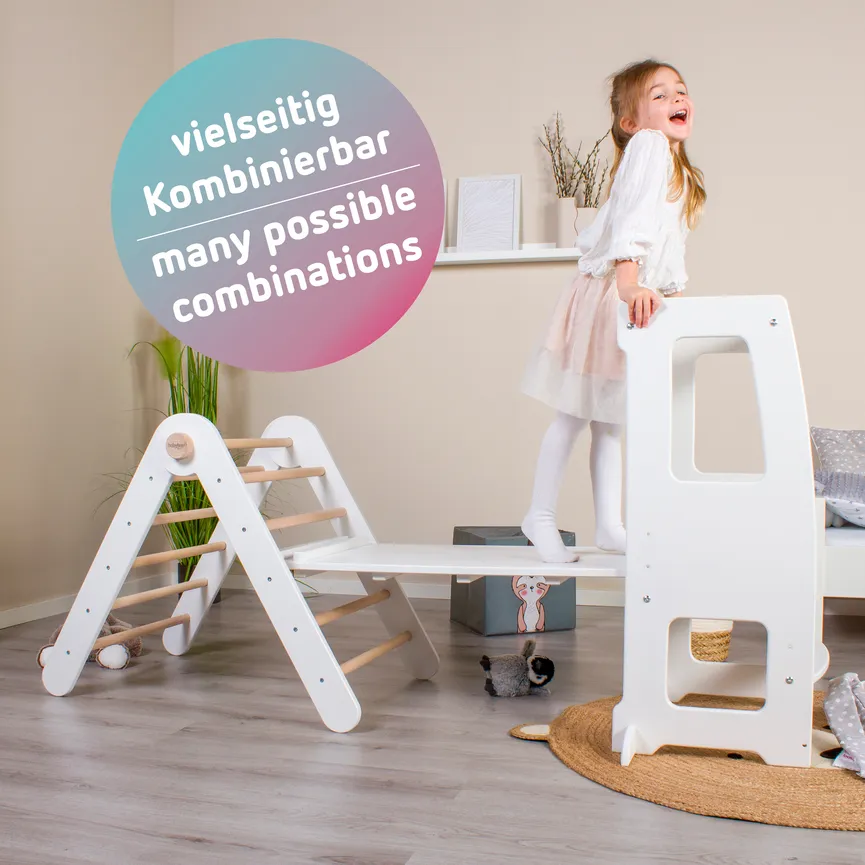 Kletterleiter und Rutsche detail