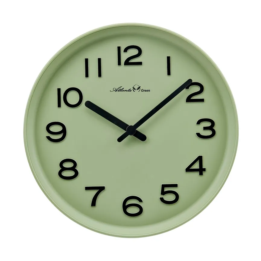 Quarz-Wanduhr "ATLANTA GREEN" material_farbe