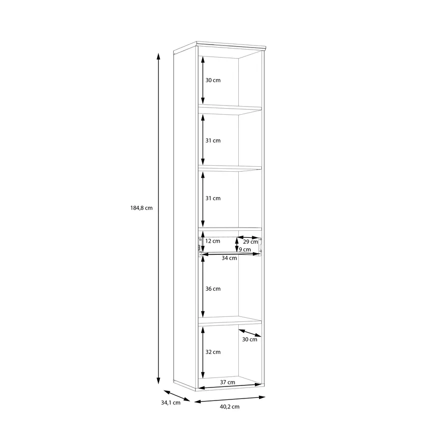 Hochschrank detail