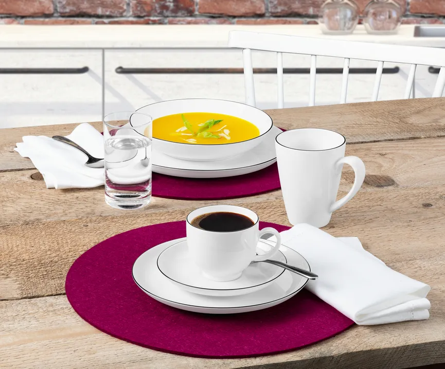 Kaffeeobertasse "Lido" 220 ml milieu