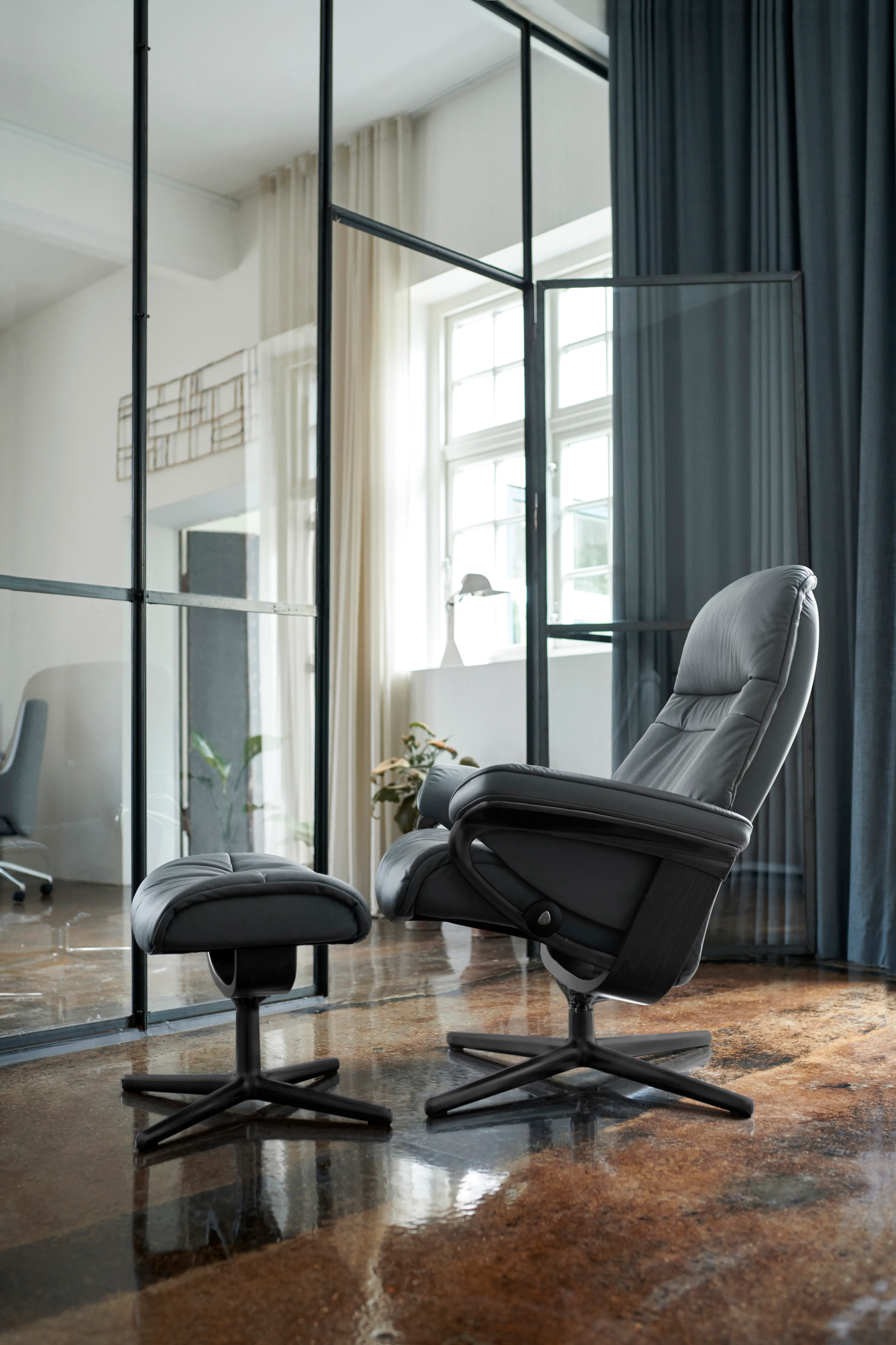 Sessel mit Hocker  Sunrise Cross *Aktion*
