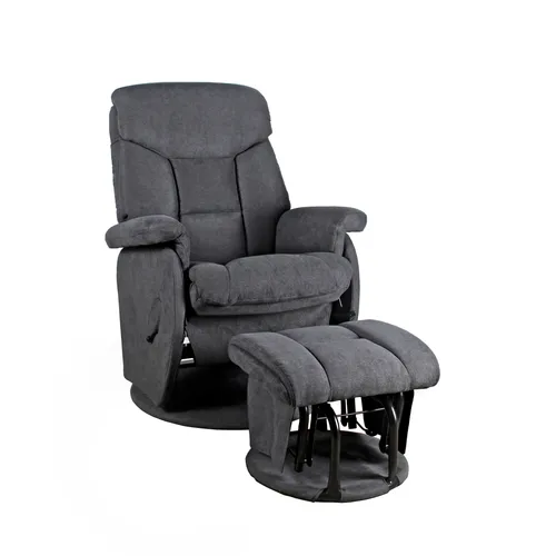 Stillstuhl mit Hocker