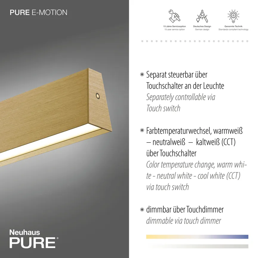 Pendelleuchte "PURE-Motion" detail