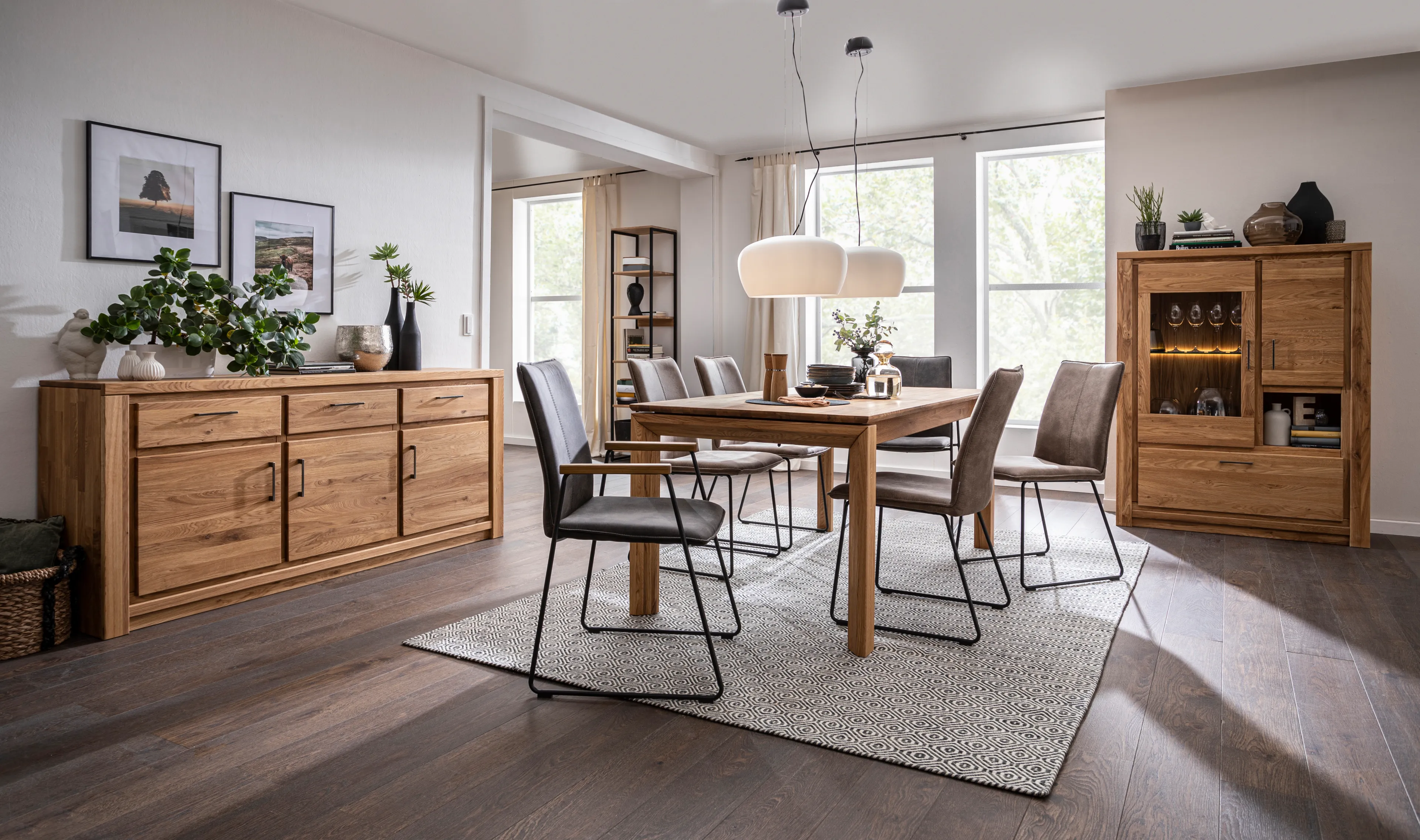 Esstisch mit Auszug Milwaukee 180/280 x 90 cm
