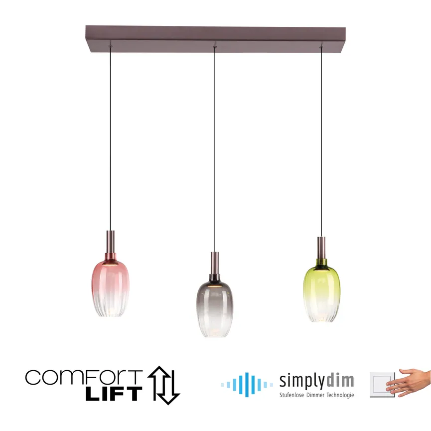 Pendelleuchte "Irides" detail