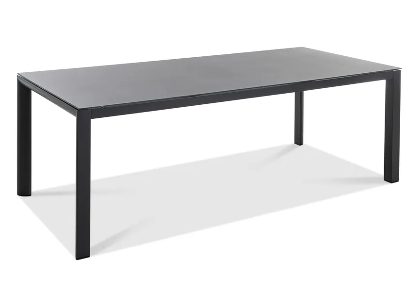 Tisch Hellgrau 220x100 cm hauptaufnahme