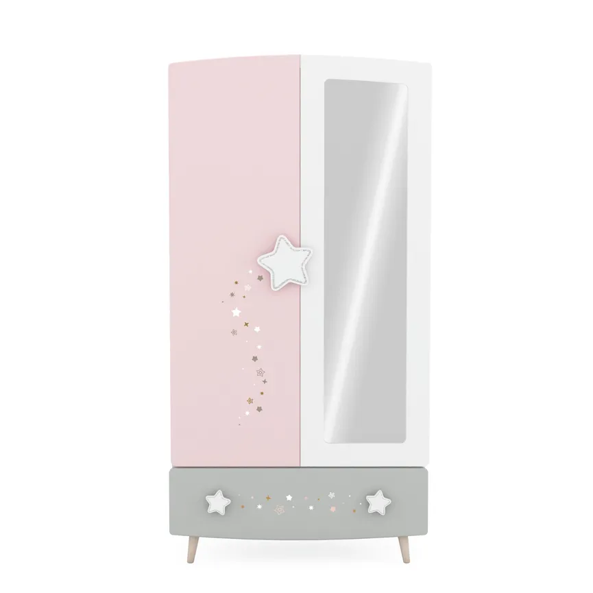 Kleiderschrank 2-trg. detail