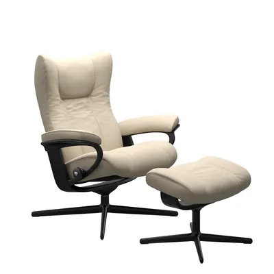 Sessel mit Hocker