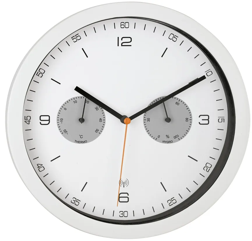 Funk-Wanduhr material_farbe