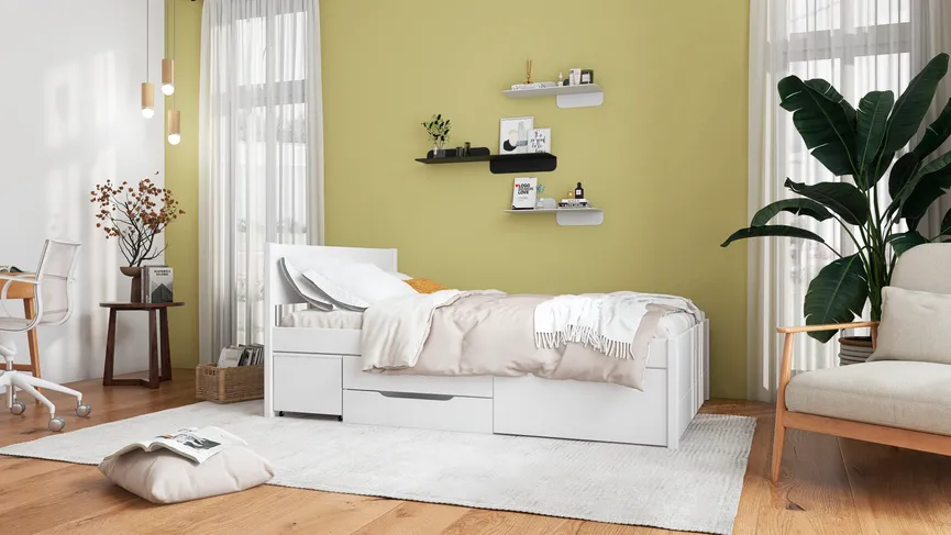 Funktionsbett 140x200 cm milieu