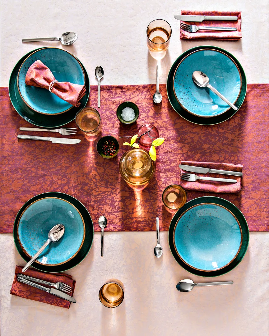 Tischdecke Marble 100x100cm milieu