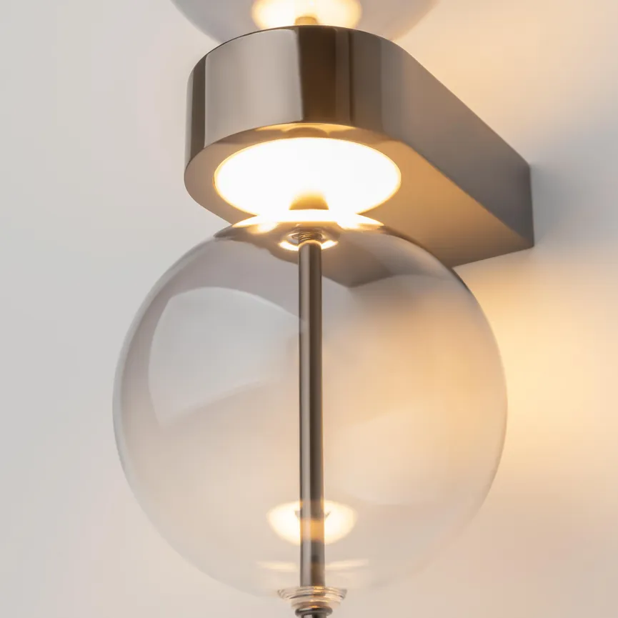 LED-Wandleuchte "Double Moon" detail