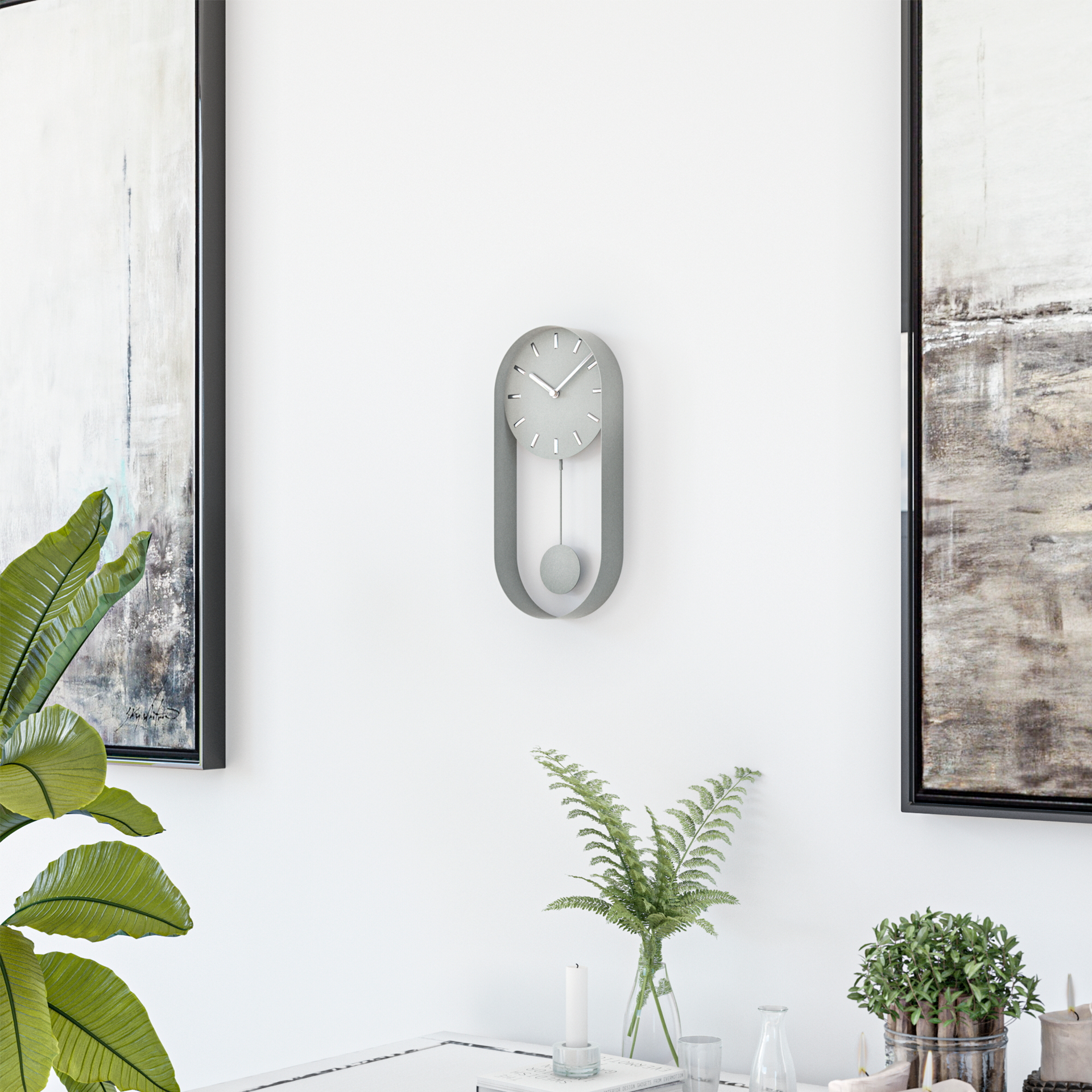 Quarz-Wanduhr milieu