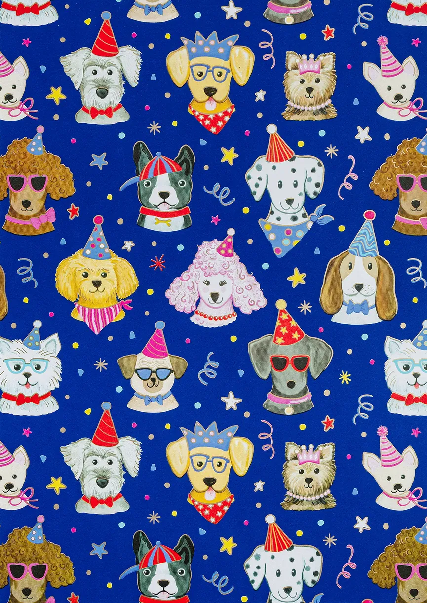 Geschenkpapier "Kids 1" bunt detail