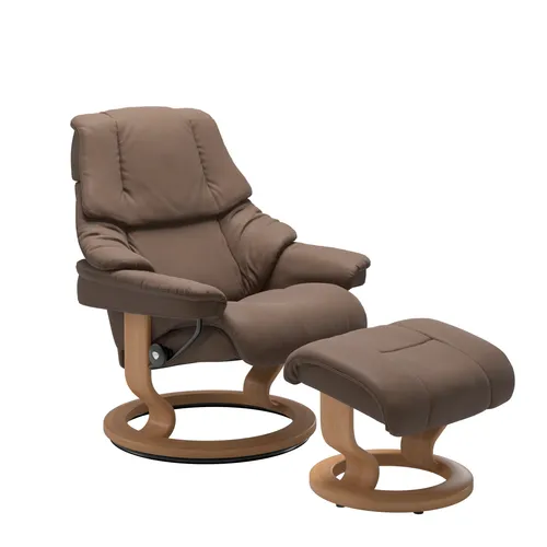 Sessel mit Hocker