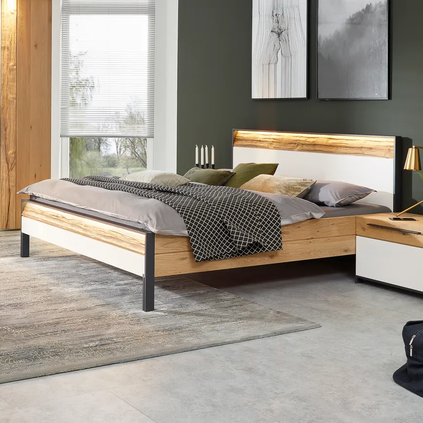 LED-Beleuchtung für Kopfteil detail