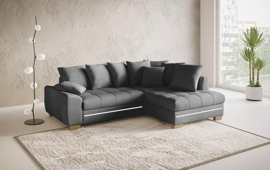 Ecksofa+LED detail