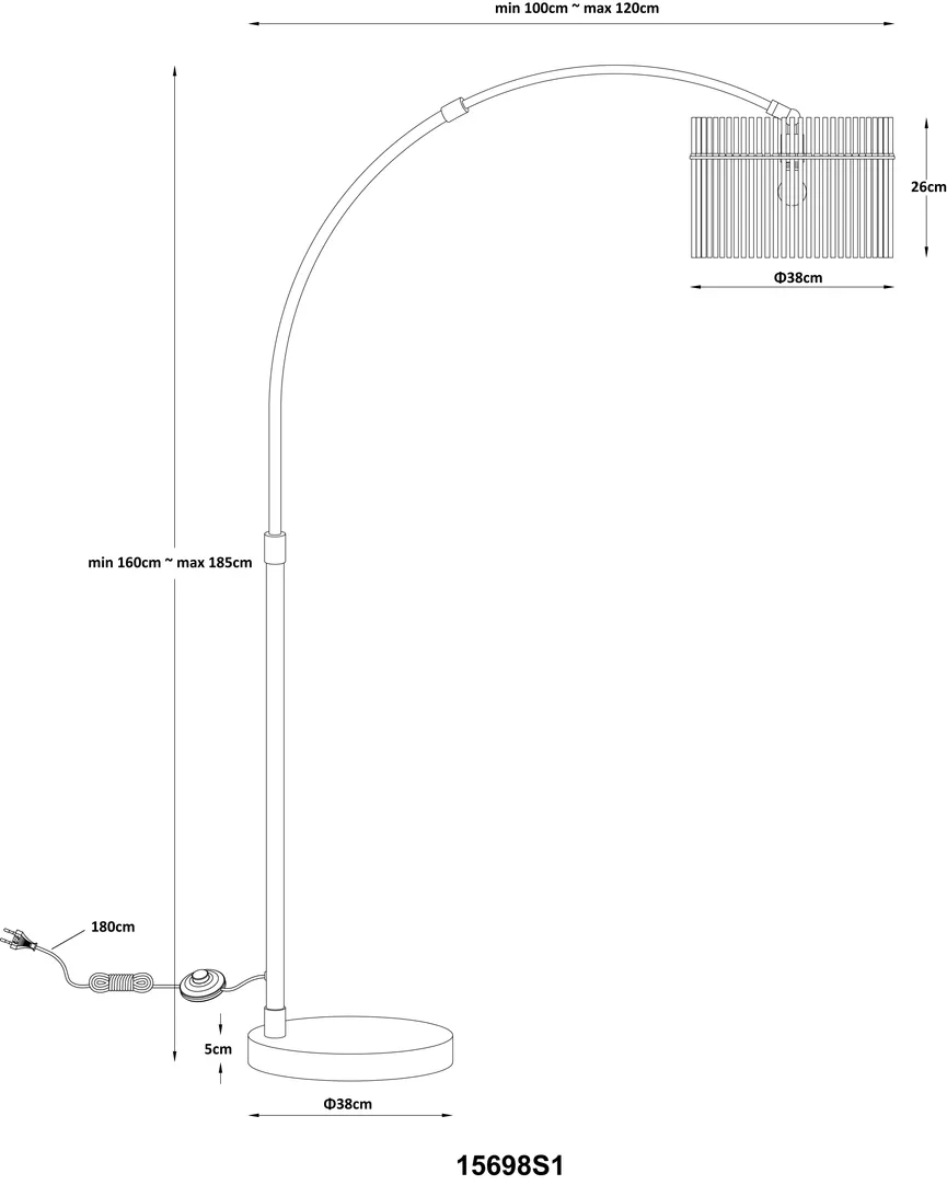 Stehleuchte "Gorley" detail