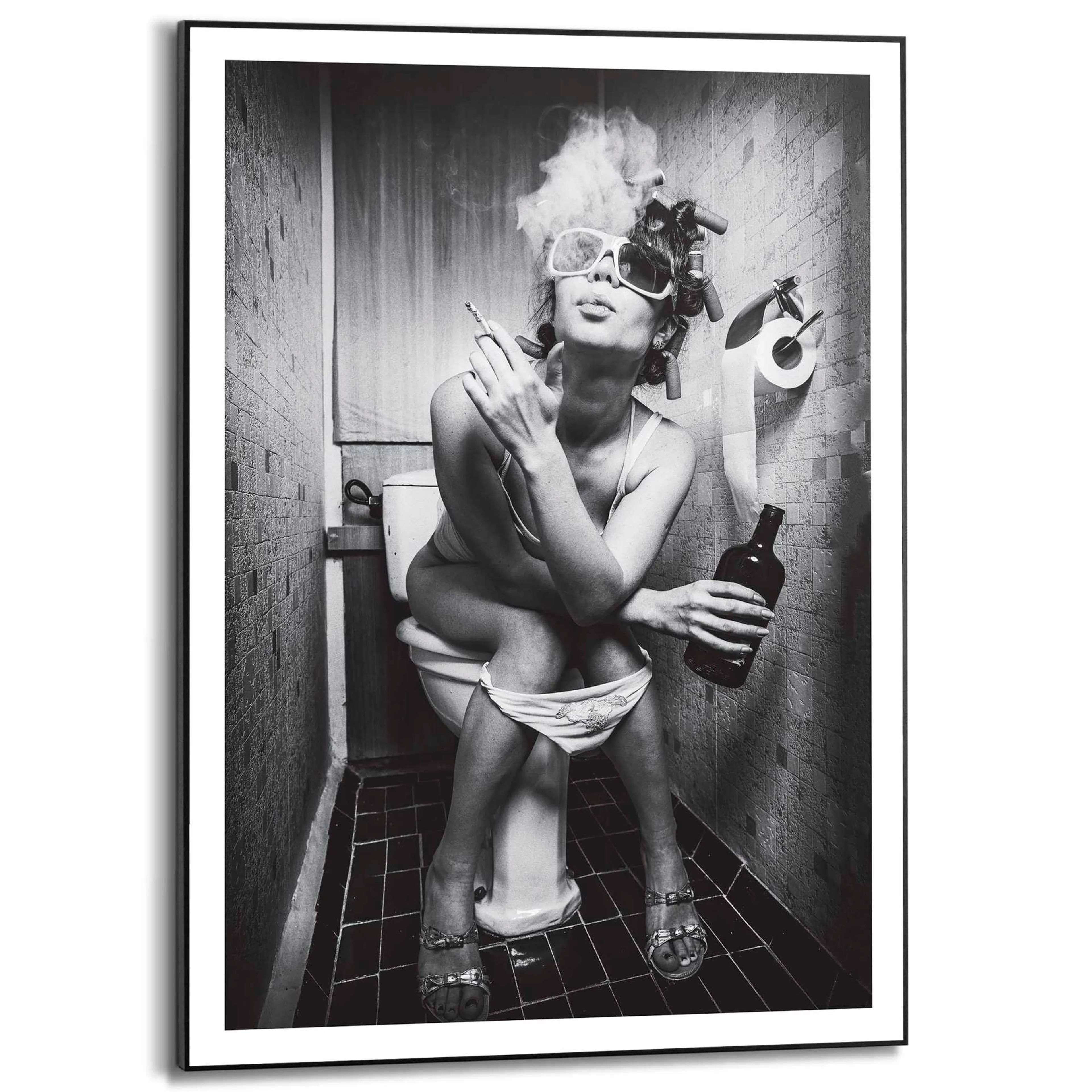Wandbild 50 x 70 cm Toilet Pic