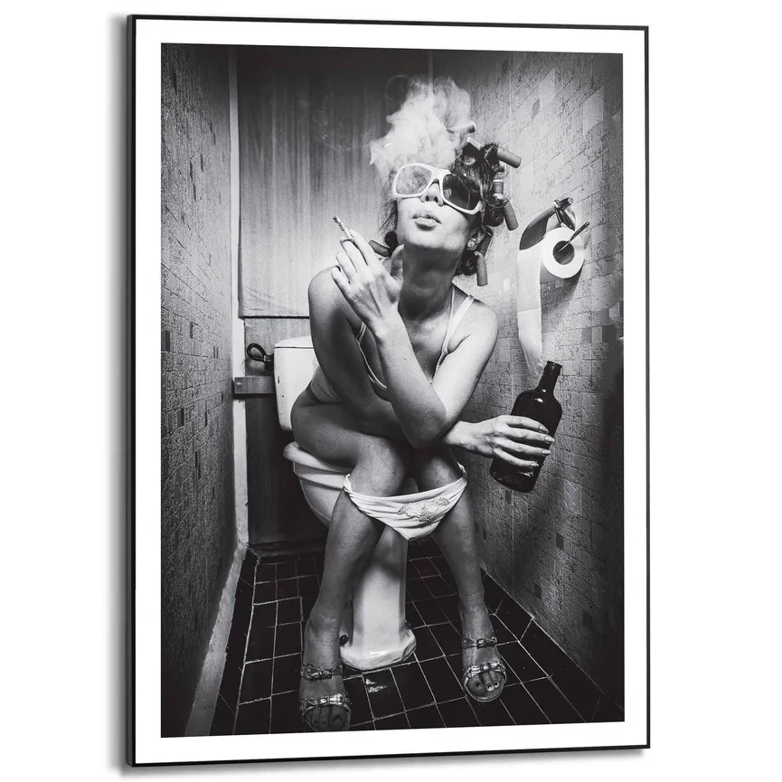 Bild gerahmt "Toilet Pic" hauptaufnahme
