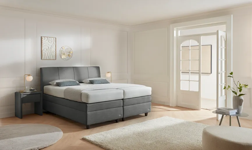Boxspringbett BKA Bettkasten milieu