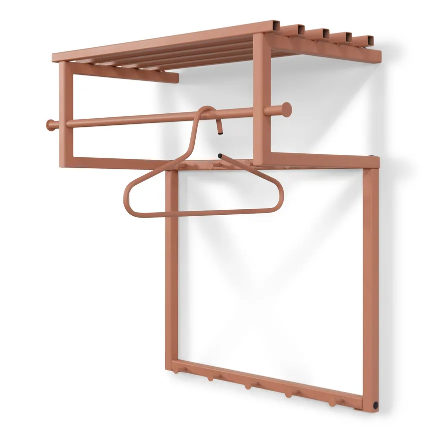 Wandgarderobe detail