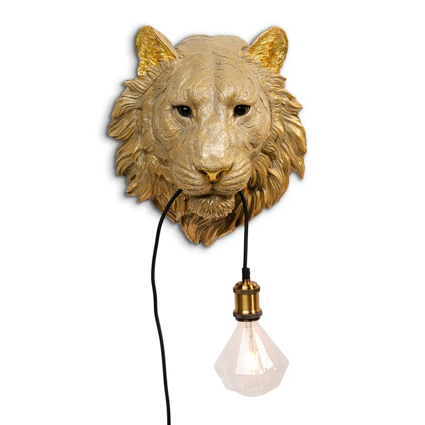 Wandleuchte "Tiger Head" hauptaufnahme