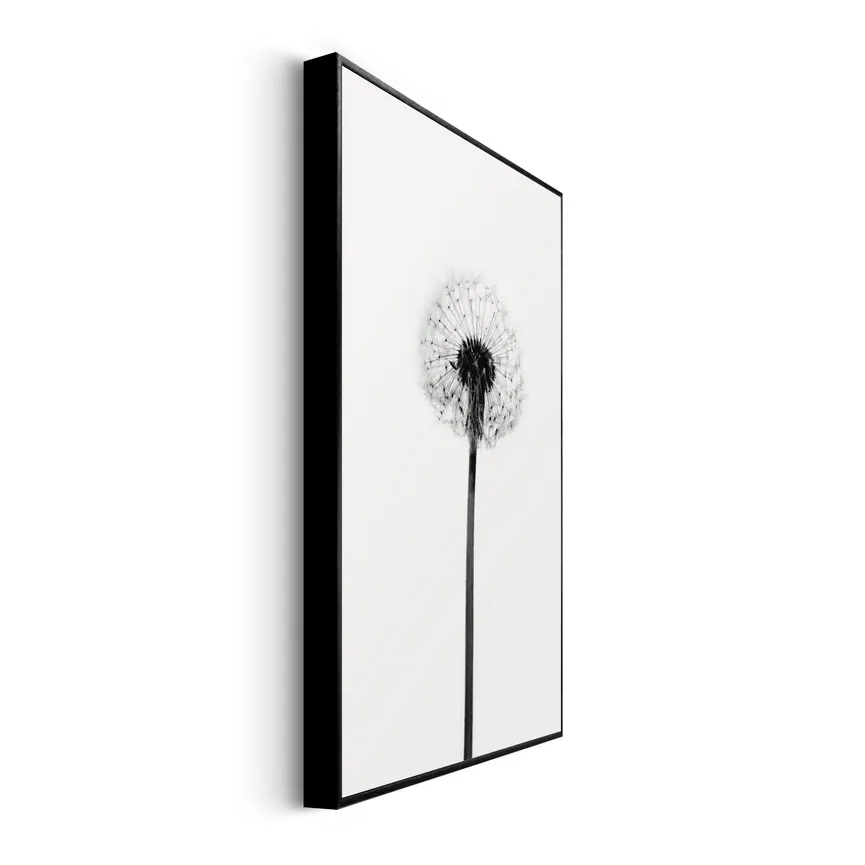 Bild gerahmt "Dandelion Grey" detail