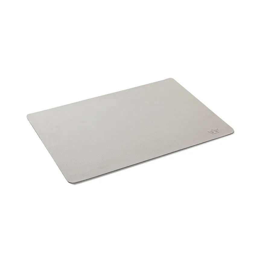 Tischset schwarz-hellgrau detail