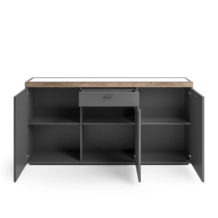 Sideboard 3-trg., detail