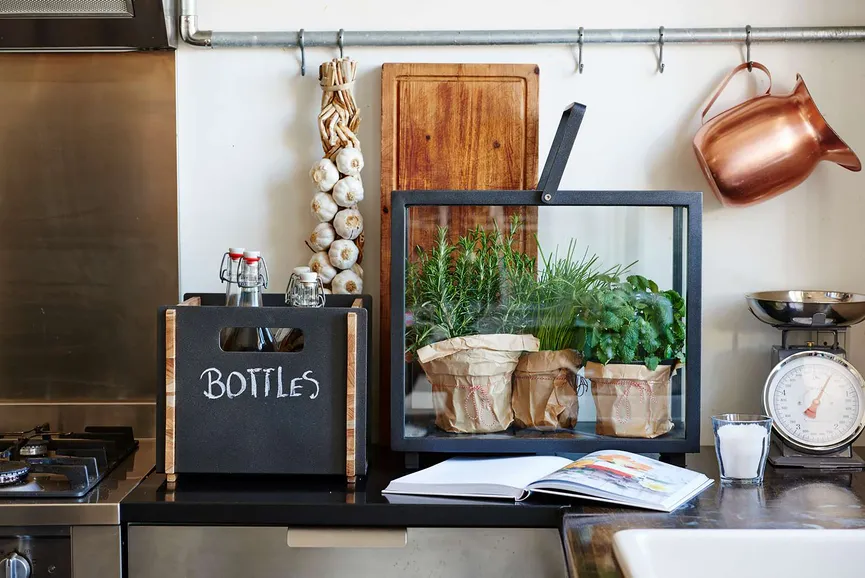 Laterne rechteckig Aluminium detail