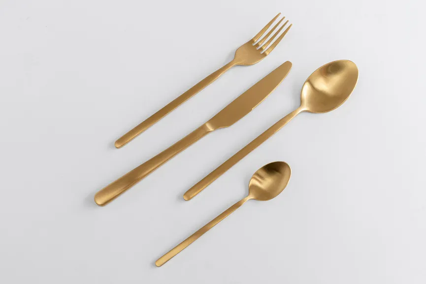 Besteck "Gloria" 16-tlg. gold detail