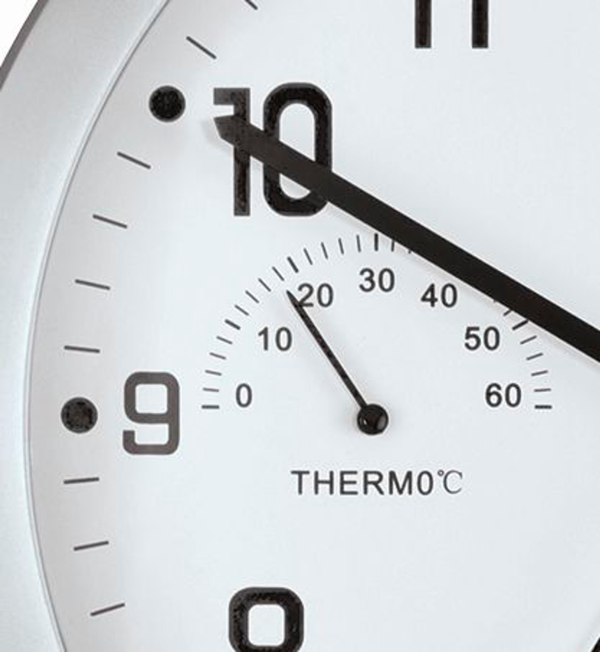 Quarz-Wanduhr detail