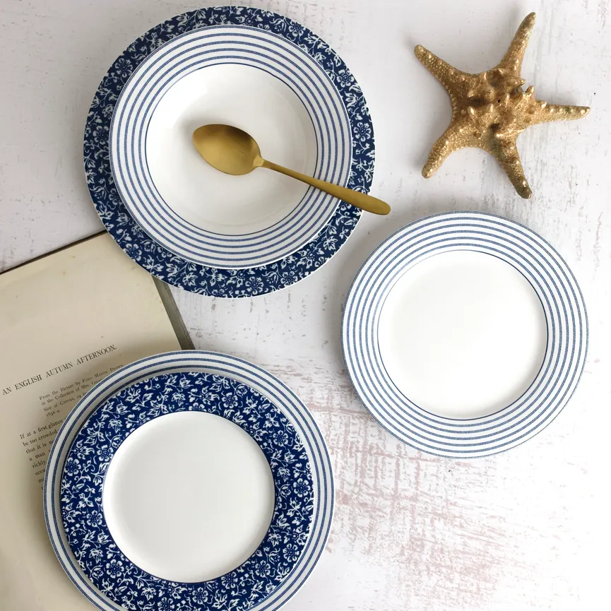 Speiseteller Allysum 4tlg. milieu