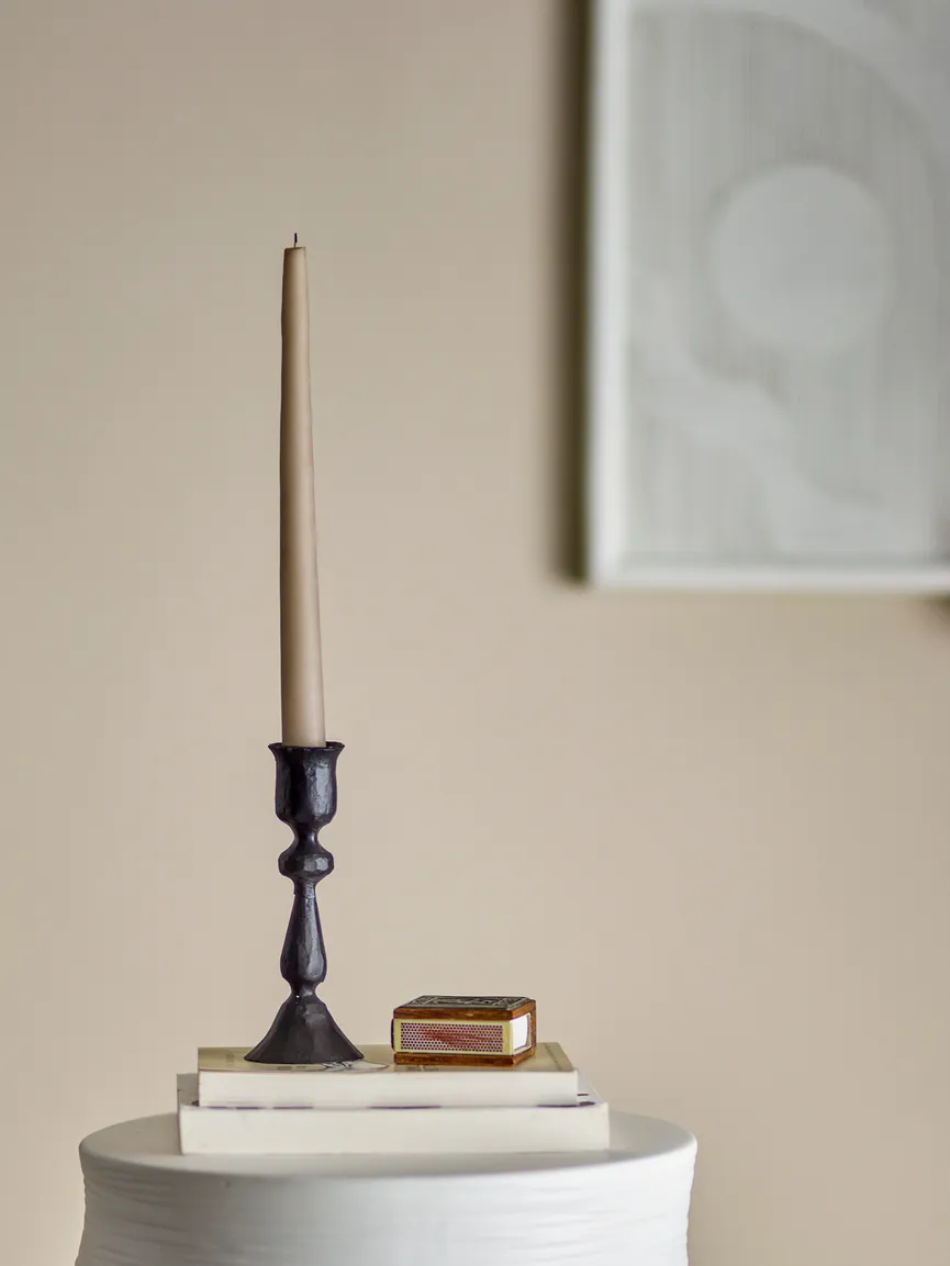 Kerzenhalter "Isac" S schwarz milieu