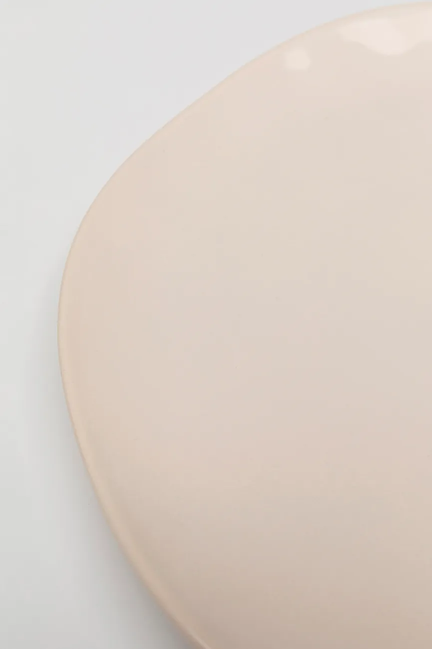 Speiseteller "Organic" creme detail