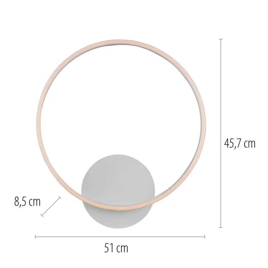 Deckenleuchte "Anelli" detail