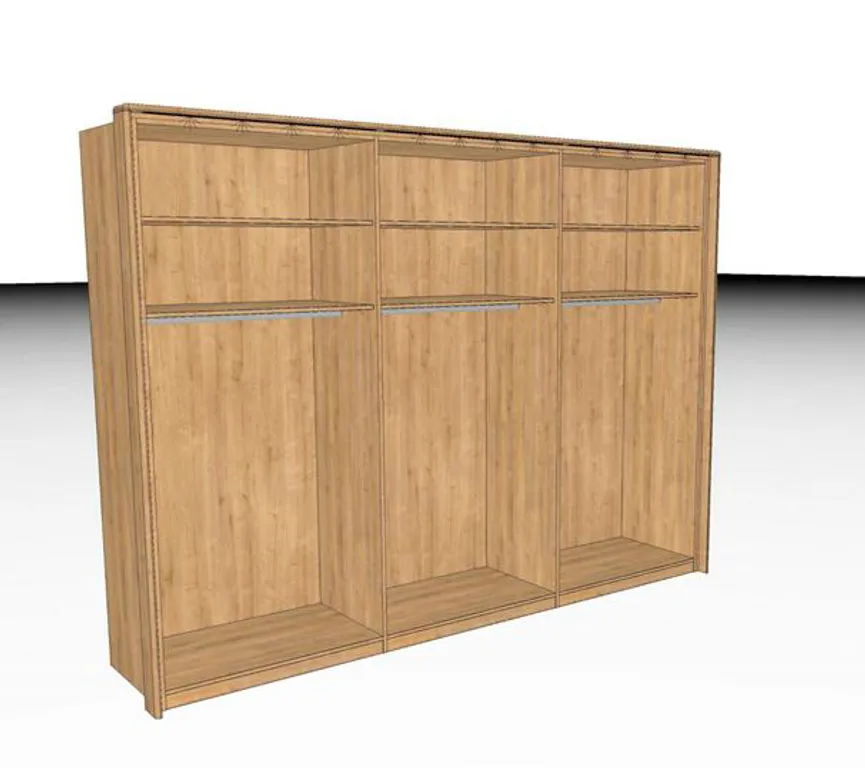 Drehtürenschrank 6-trg. detail