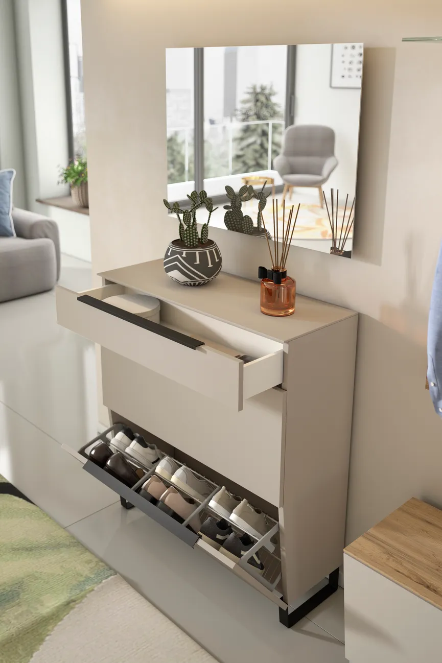 Stand-Schuhschrank detail