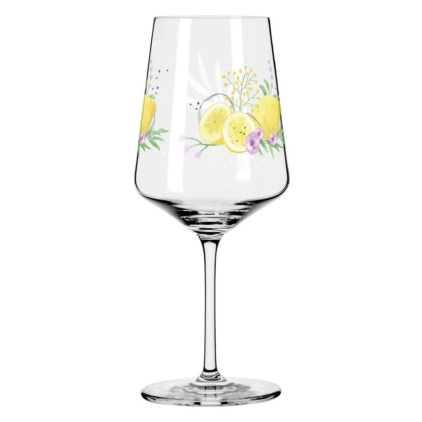 Limoncelloglas "Sommertau" detail