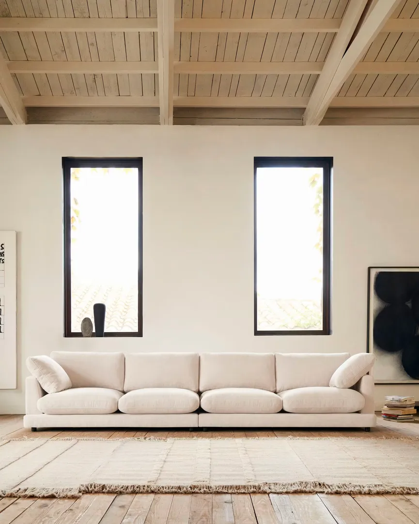 Sofa 6-Sitzer milieu