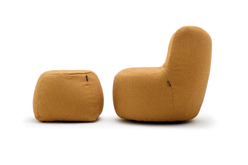 Pouf-R173 rund detail