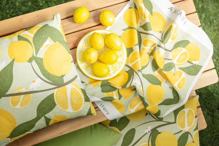 Kissenhülle Citron milieu