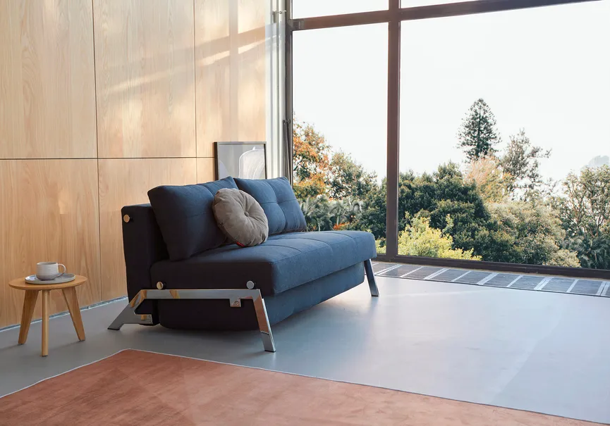 Sofa 140 chrom milieu