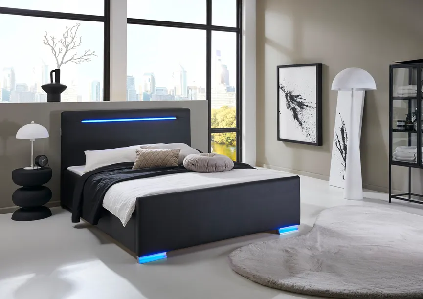 Polsterbett 120x200cm milieu