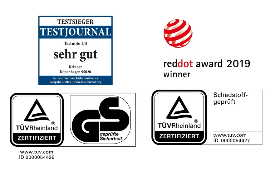 Christbaumständer "Kopenhagen" detail