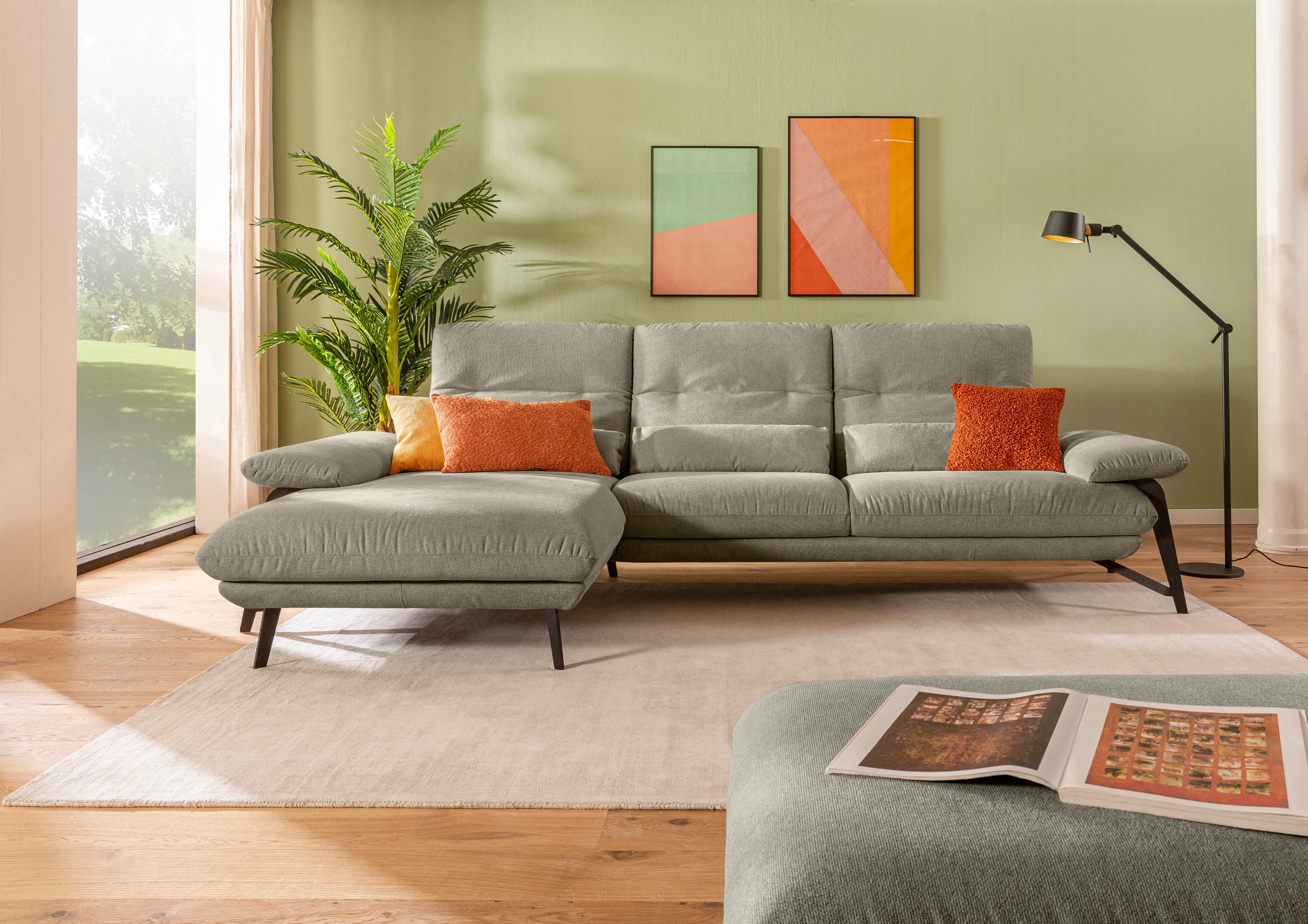 Sofa inkl. Longchair Denise